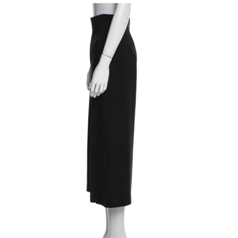 Tibi High Waisted Wide Legged Cropped Slacks - Picture 2 of 10
